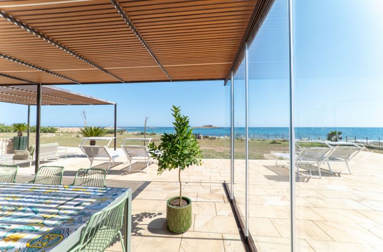 Luxurious, wild, Sicilian, with a beautiful sandy beach right next to it, you will probably never forget it.